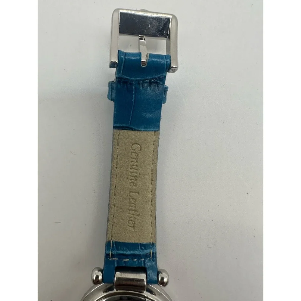 Ecclissi 22340 Sterling Silver Womens Watch New Battery 32MM 7.5